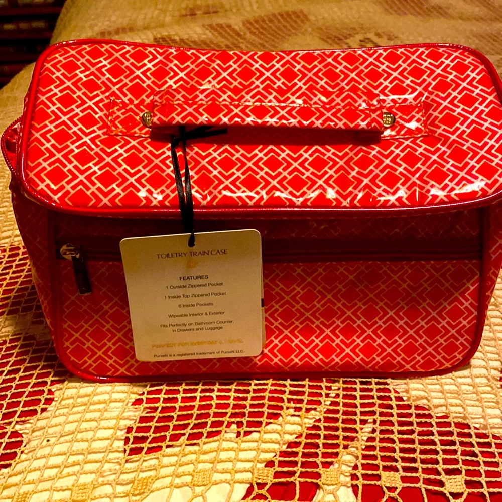 NWT PurseN Toiletry Train Case